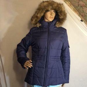 Women's Faded Glory Puffer Jacket, Size M